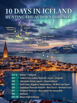 The ultimate 10-day Iceland guide asked 10,000 times! All the highlights of the land of fire and ice