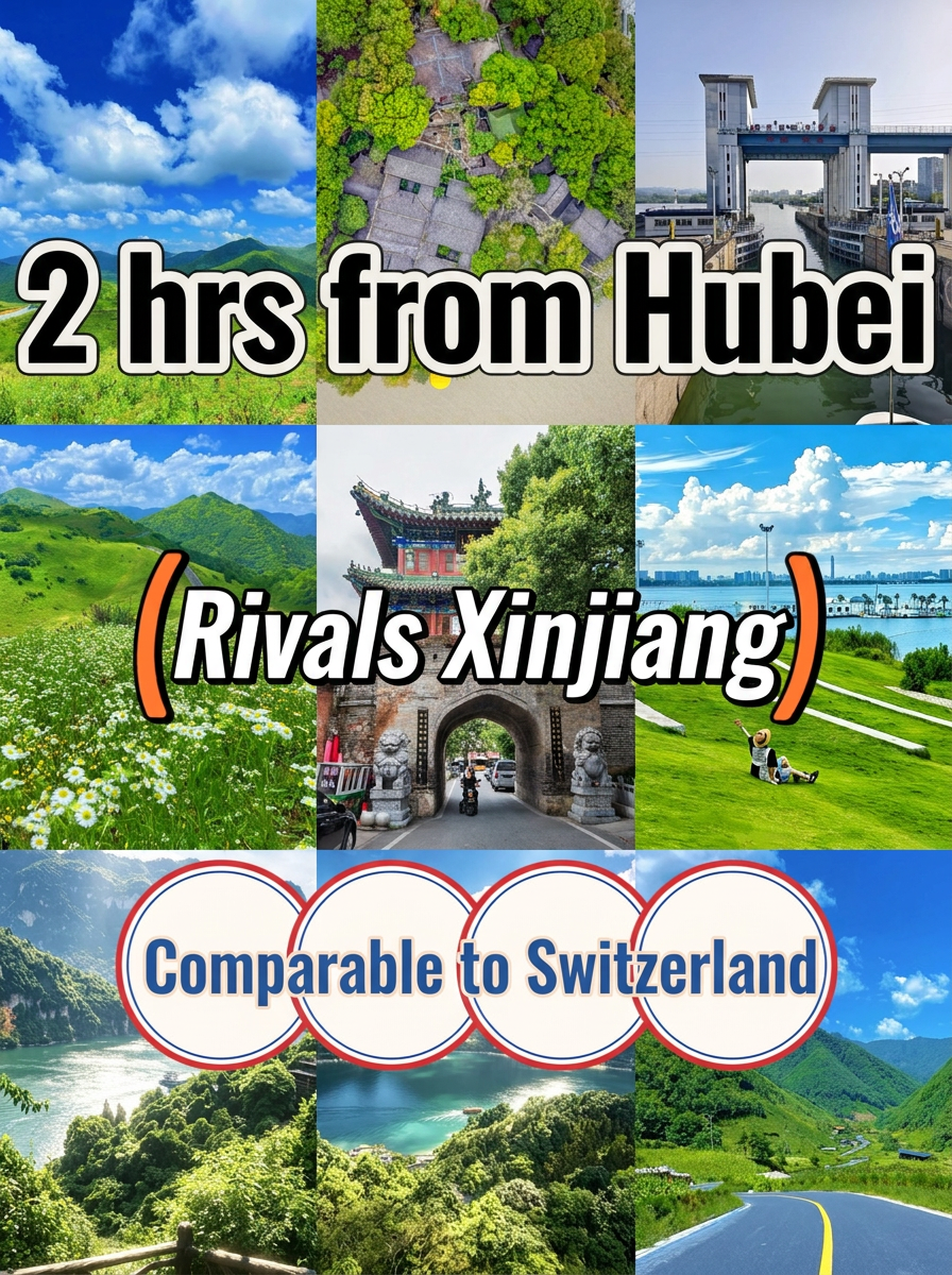 湖北出發2小時直達 這4座小城藏著新疆草原瑞士同款山湖