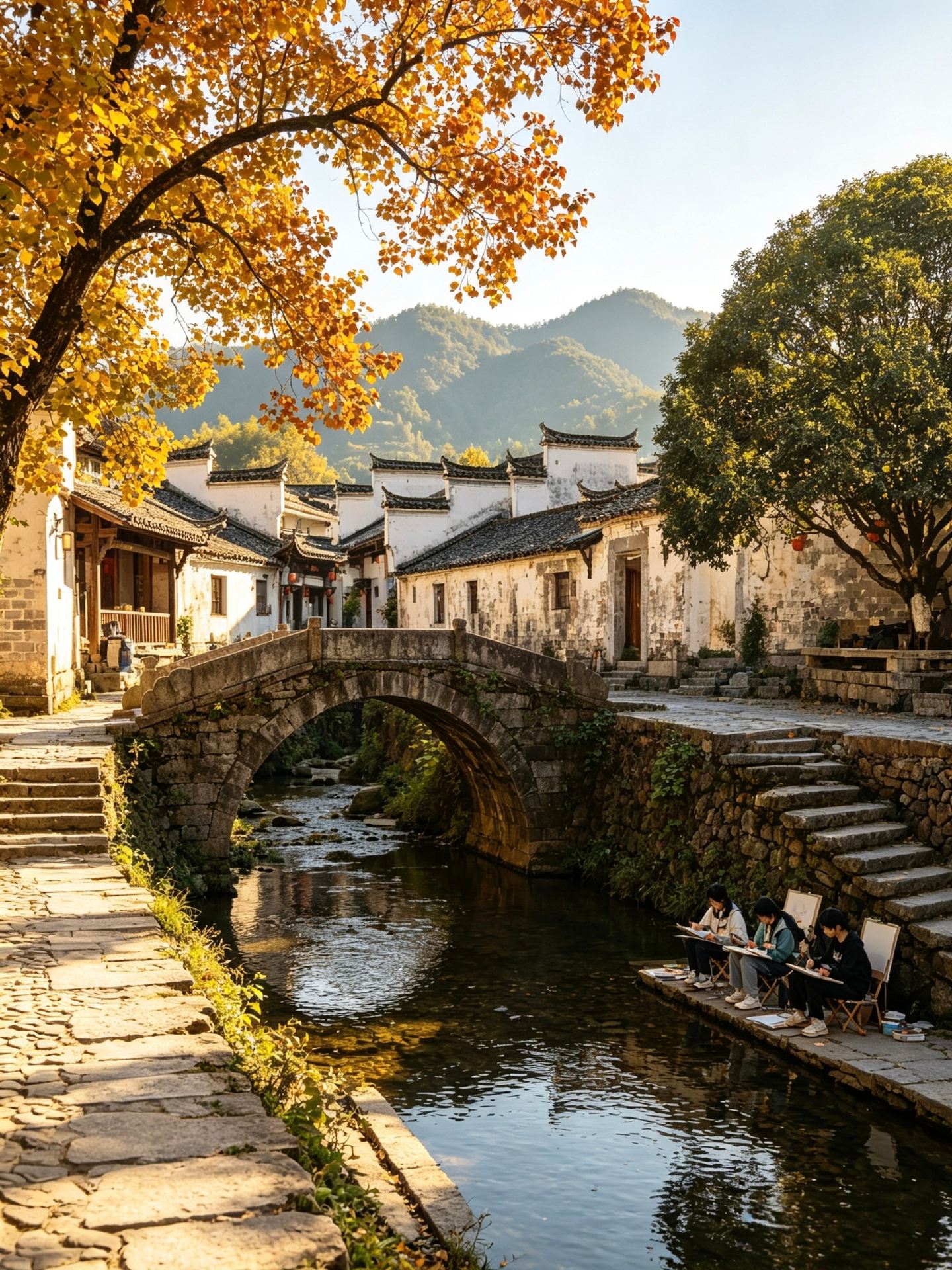 1-hour high-speed train ride! A hidden oil painting-like wonderland in southern Anhui, the ultimate autumn vibe