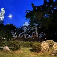 食飽飯散散步，夜遊九龍公園