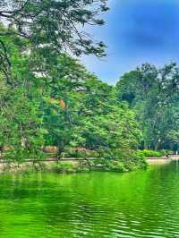 Beautiful Surroundings of Hoan Kiem Lake 