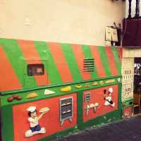 Cute Colombian town Guatape 