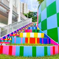 香港打卡｜荃灣彩色藝術裝置🌈