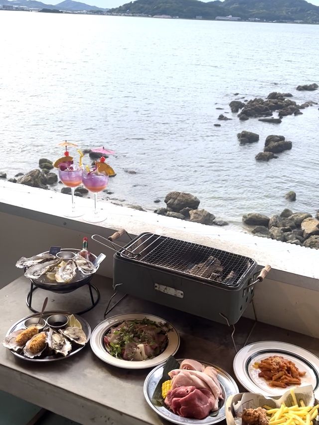 【福岡カフェ】ゆったり海を見ながらBBQ✨