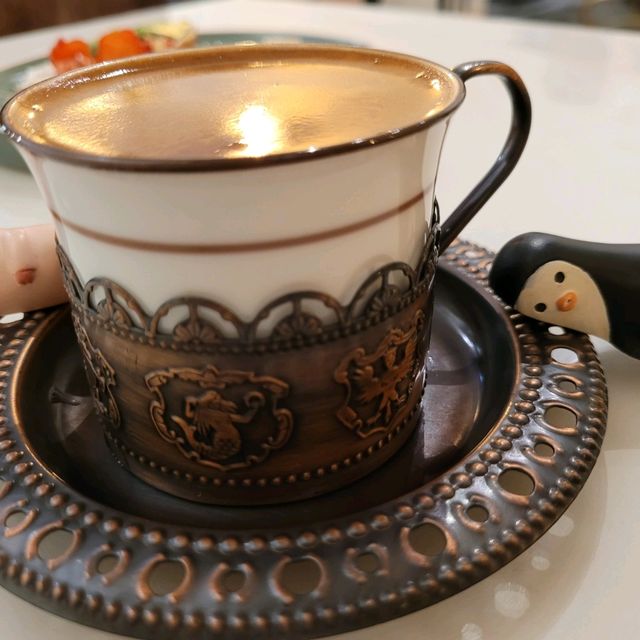 隱世咖啡小店 大推焙茶Latte Apple Crumble 