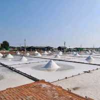 Pretty salt fields in Tainan