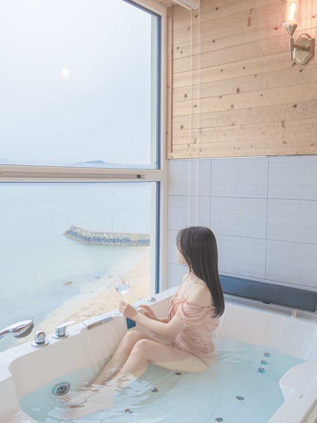오션뷰를 바라보며 스파를 즐길 수 있는 여수 숙소💙