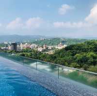 台北士林頂樓🈚️邊際泳池景觀💧💦台北士林萬麗酒店Renaissance Taipei Shihlin Hotel