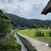 夏天的日本白川鄉