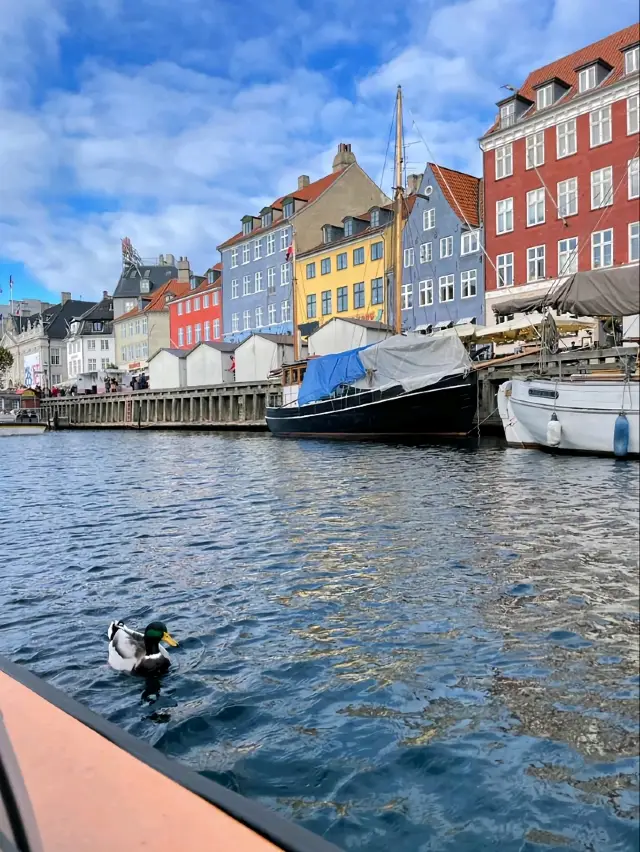 丹麥哥本哈根新港~色彩繽紛景色優美♥感受童話王國