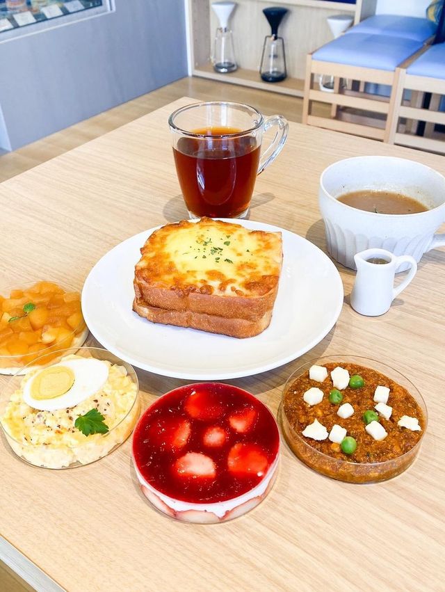 【福岡カフェ】冬に嬉しい熱々のクロックムッシュを食べられるベーカリーカフェ