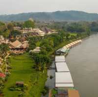 ที่พักวิวรถไฟริมแม่น้ำแคว สวนไทรโยครีสอร์ท จ.กาญฯ