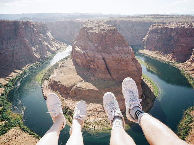 🇺🇸 美國之旅必遊景點！馬蹄灣 清澈藍色海灣 自駕遊最佳！🏞️