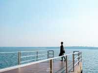 ถ่ายรูป ชมวิวสวยๆที่ Sky Walk เขื่อนสิรินธร