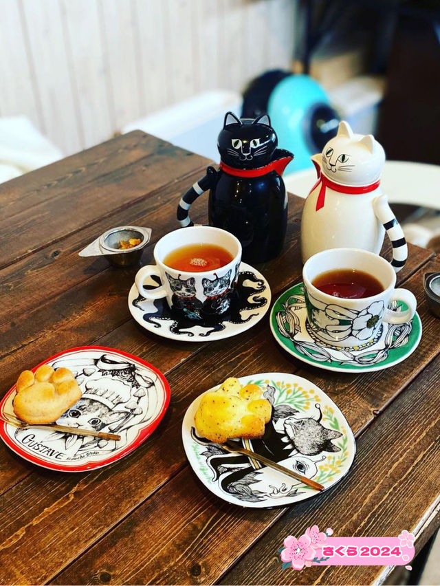 【福岡カフェ】看板猫のいるかわいらしい癒しのカフェ