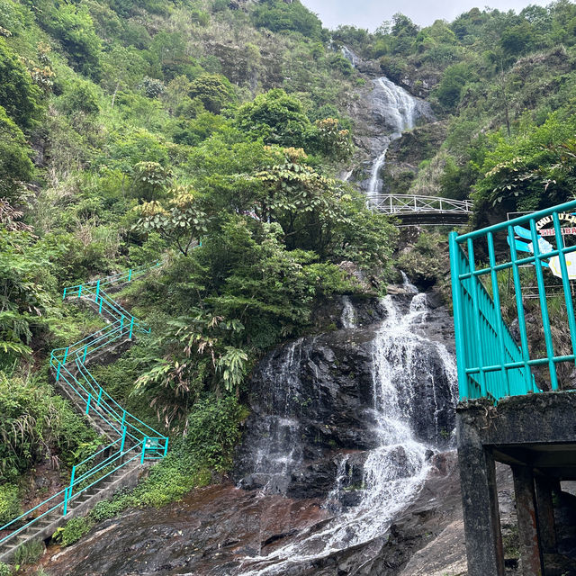 Touristy Silver Waterfall