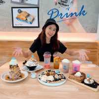 ร้านใส่นม ระยอง มีอาหารคาวและขนมหวาน แนะนำเลย