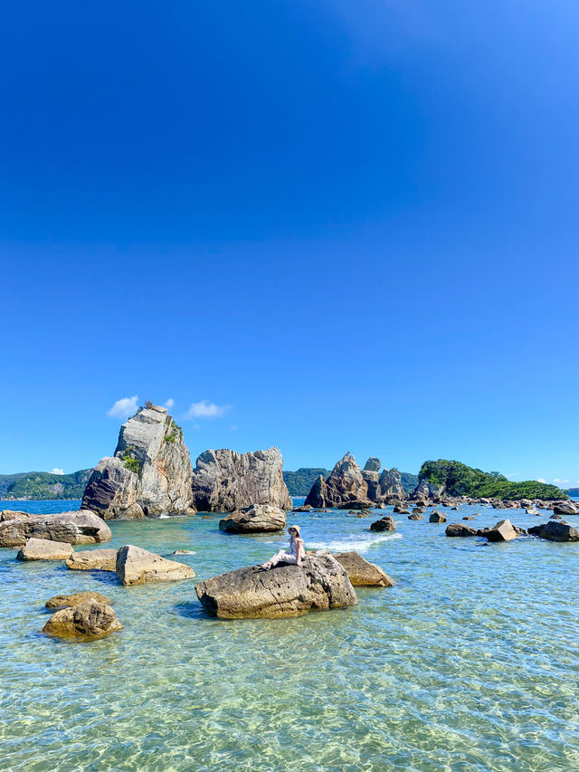 【和歌山】の絶景スポット、橋杭岩の魅力🏞️✨