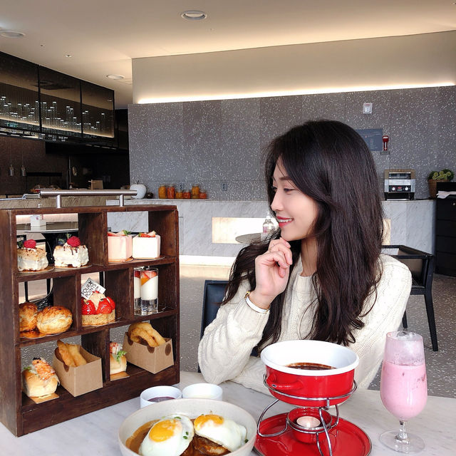 포포인츠 바이 쉐라톤 강남 애프터눈티 세트💛