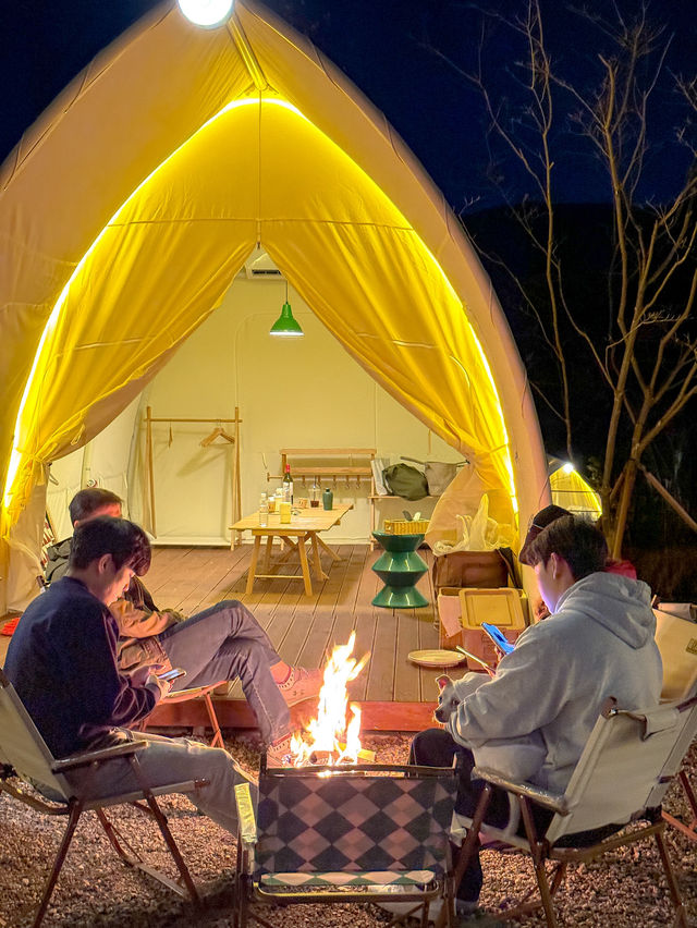 진짜로 몸만가면 되는 캠핑💛