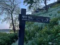 인왕산 정상에서 바라보는 서울