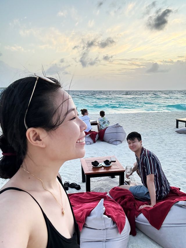 Beautiful sunset across the Indian Ocean Sea 🌅🌅