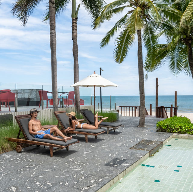 ที่พักหัวหินติดชายหาด สระสวยวิวจึ้ง 🏖️