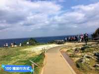 沖繩知名海景地標象鼻岩：萬座毛