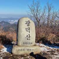 🌲 신년맞이 초보자도 즐길수 있는 겨울여행 광덕산 🌲