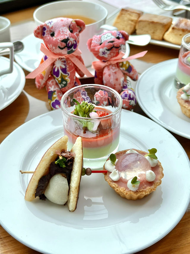 🌸Sakura Afternoon Tea at Conrad Tokyo🌸🧸