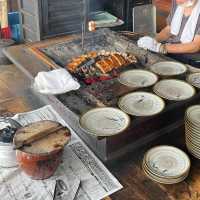 【福島】囲炉裏で焼くもち田楽
