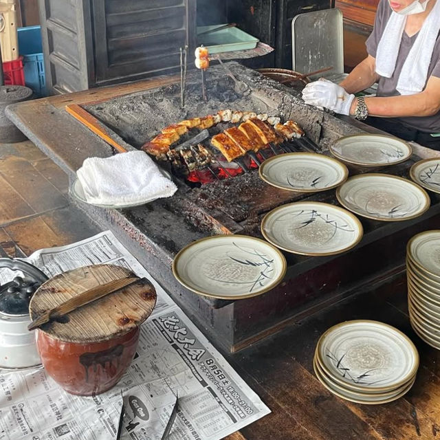 【福島】囲炉裏で焼くもち田楽