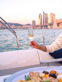 낭만가득한 야외데이트 부산 바다 요트투어🛥️🖤✨