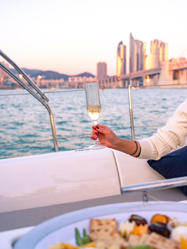 낭만가득한 야외데이트 부산 바다 요트투어🛥️🖤✨