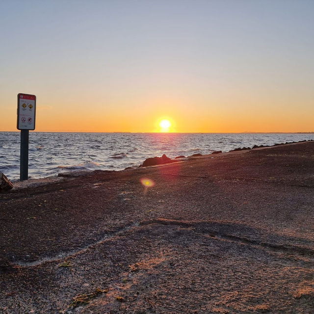 Unforgettable Sunset at Williamstown