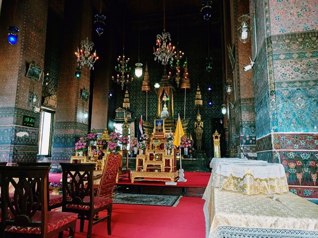 泰國曼谷市中心著名古跡皇家寺廟景點：Wat ThepThidaram Worawihan，適合打卡拍照📸冥想