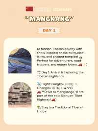Mangkang itinerary 