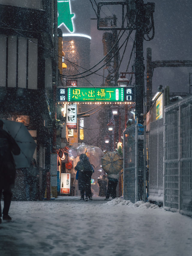 【新宿】雪の夜。カメラマンの視点で切り取る、幻想的な瞬間❄📷