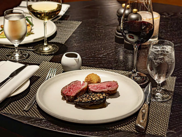 A fine dining dinner at Dakota Grill
