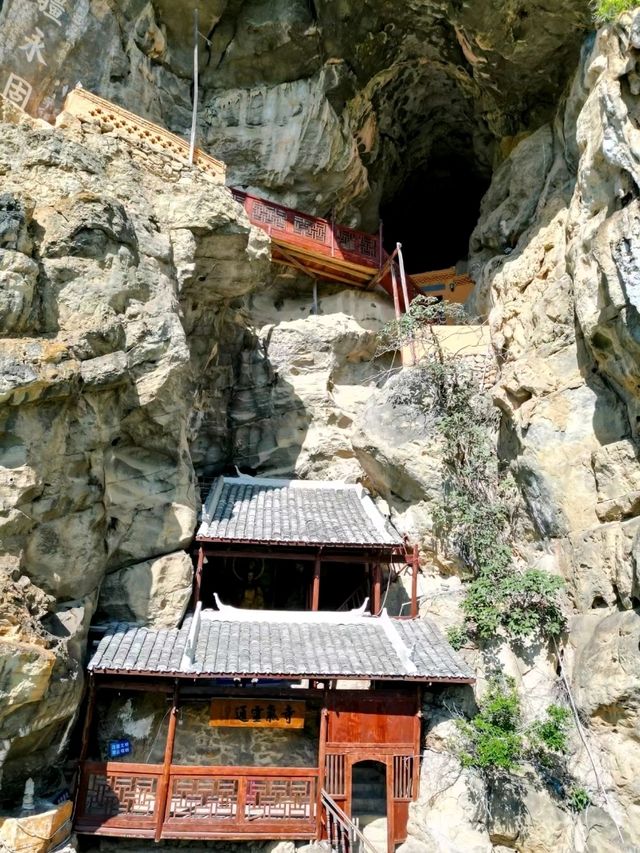 Temple Hanging on the Cliffs
