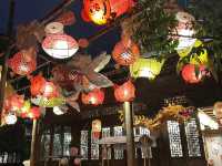 Mingshui Ancient City at Night – A Dreamy Lantern-Lit Escape