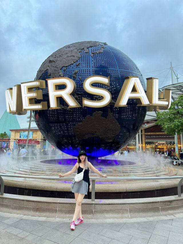Like a kid! When visit universal !!