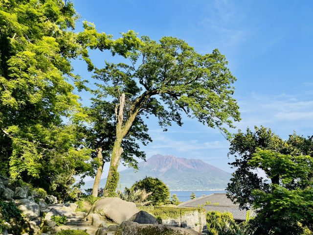 Surreal enchanted Sengan-En Japanese Gardens, Kagoshima 