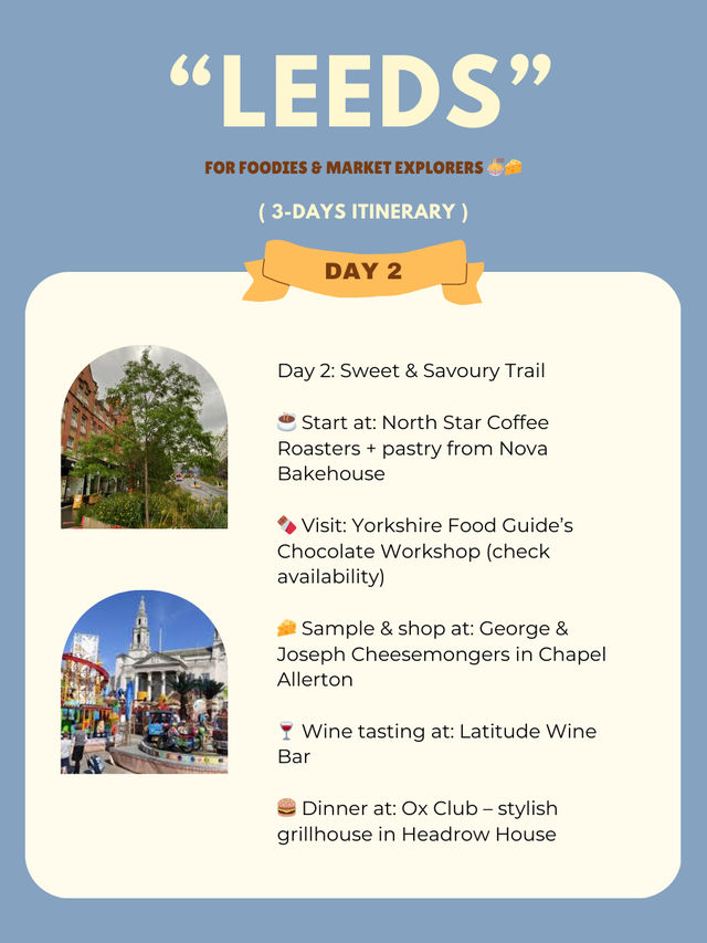 Leeds 3-days itinerary 🙌