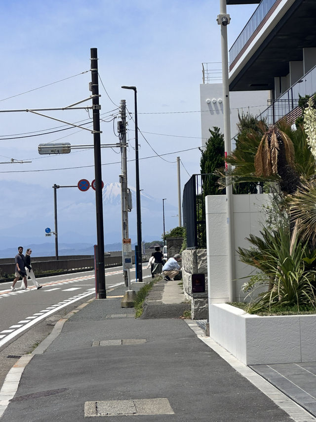 坐火車到了傳說中的湘南海岸