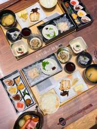 帆立、イカのお刺身が朝から食べれる和朝食🥢十勝川モール温泉 清寂房