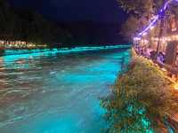  🌉 Nanqiao Bridge – Daytime Elegance, Nighttime Magic in Dujiangyan 