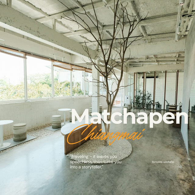 🍵 Matchapen – คาเฟ่มัทฉะโทนขาวสุดละมุน