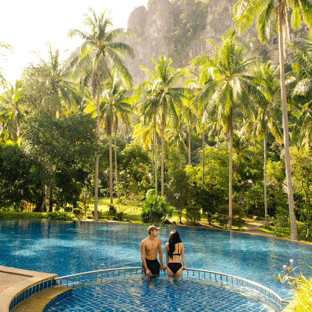 พูลวิลล่าเปิดใหม่ #กระบี่ วิวสวยมาก⛰️🛖🌴