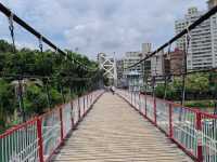 Explore the Bitan Suspension Bridge at Xindian, New Taipei City, Taiwan